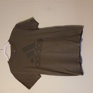 Adidas Mens' Olive Green T-Shirt Size Large